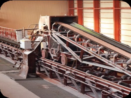Steep angle conveyor